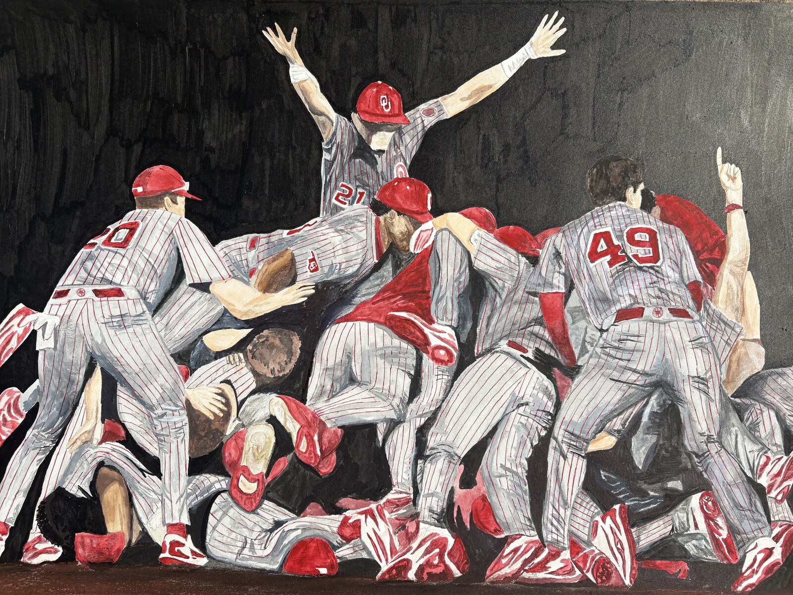 2026 National Champions, Oklahoma Sooners artwork