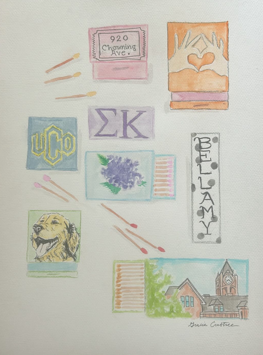 Custom Matchbox painting